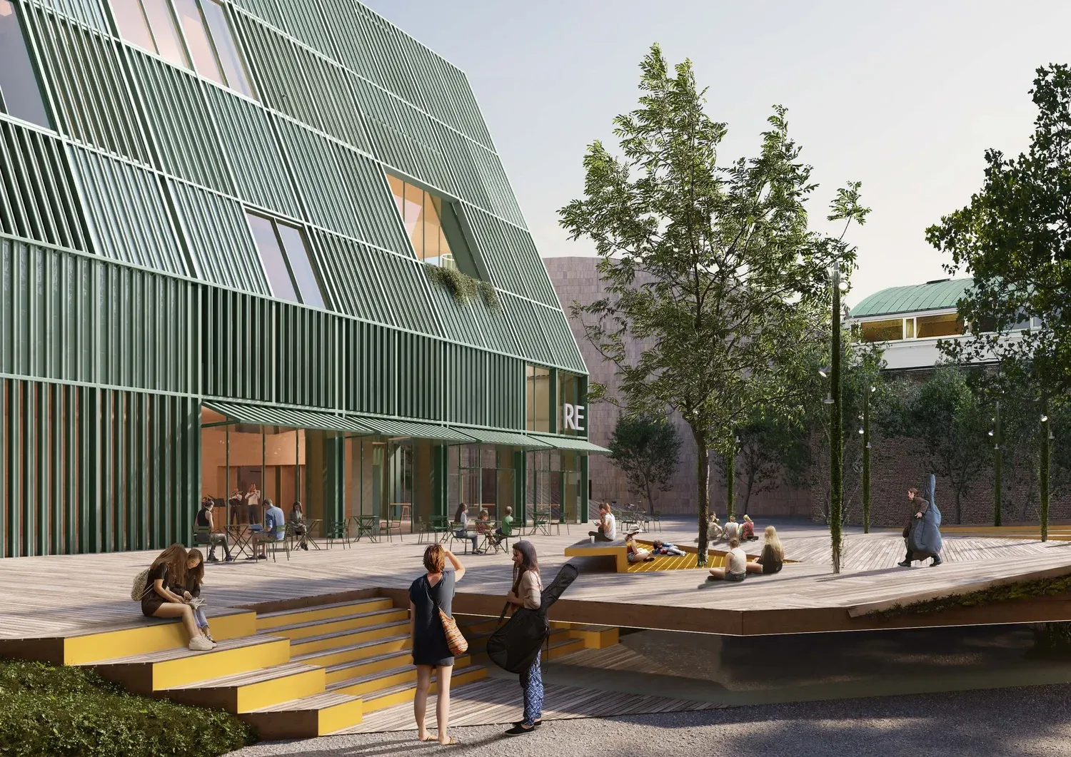 Det udendørs scenerum ved Musik- og Kulturskolen på Frederiksberg